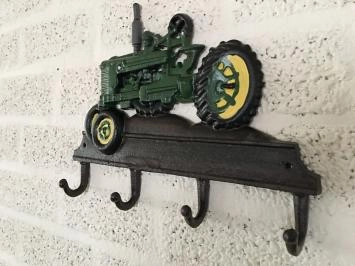 Porte-manteau design pour agriculteur avec tracteur agricole, John Deere